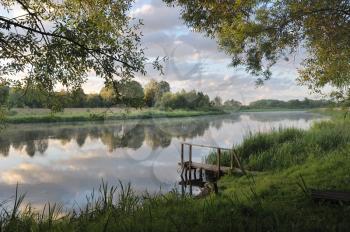 Royalty Free Photo of a River in Belarus