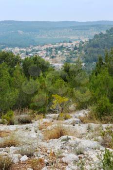 Royalty Free Photo of a Mountain Landscape Near Jerusalem