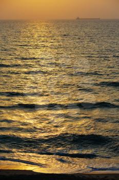 Royalty Free Photo of Water at Sunset