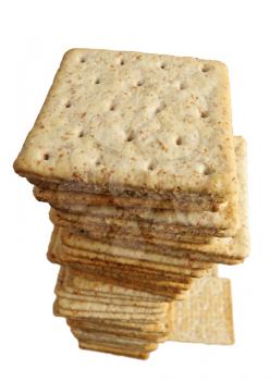 Royalty Free Photo of a Pile of Crackers