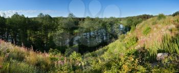 Royalty Free Photo of a River Panorama