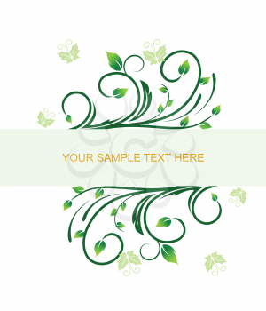 Royalty Free Clipart Image of an Invitation Template