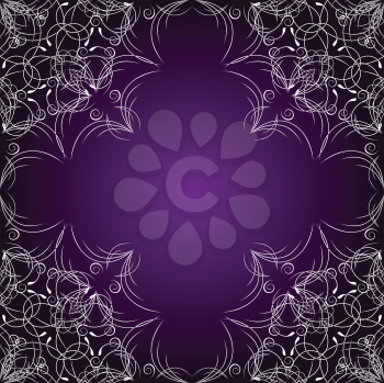 Royalty Free Clipart Image of a Purple Background
