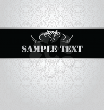 Royalty Free Clipart Image of a Luxury Template Design