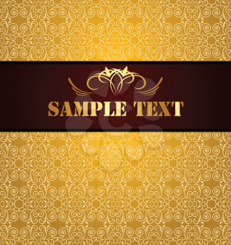 Royalty Free Clipart Image of a Luxurious Background