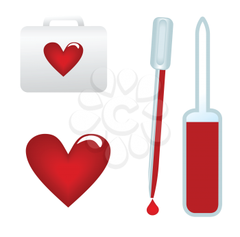 Royalty Free Clipart Image of Medical Supplies