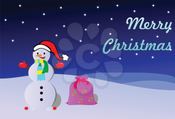 Royalty Free Clipart Image of a Christmas Background