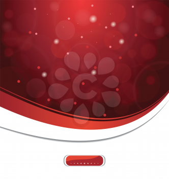 Illustration abstract background with transparent circkles and emblem - vector
