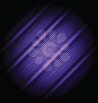 Illustration hi-tech abstract violet background, striped texture - vector