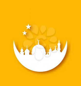 Illustration Islamic holiday background, Ramadan Kareem - vector