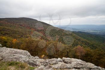 Royalty Free Photo of a Fall Landscape in the Appalachians