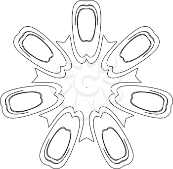 Royalty Free Clipart Image of a Design