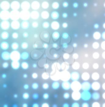 abstract dotted background blue bokeh circles and blur