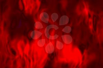 Burning flames of the red color background