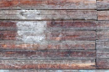 Old wood background. Wood Wall For text and background. Stylish aged color