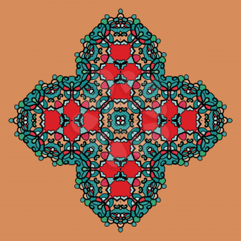 Abstract background. Mandala design motif