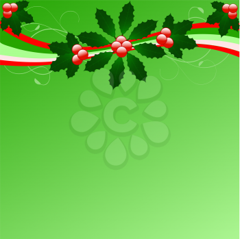 Royalty Free Clipart Image of a Christmas Background