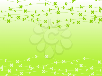 Royalty Free Clipart Image of an Abstract Spring Background