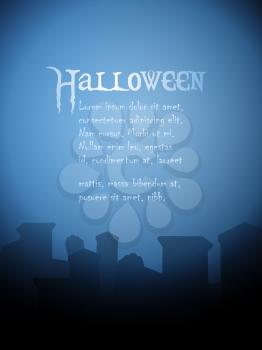 Royalty Free Clipart Image of a Halloween Background