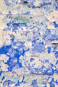 Royalty Free Photo of Peeling Paint on a Wall