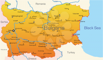 Royalty Free Clipart Image of Bulgaria 