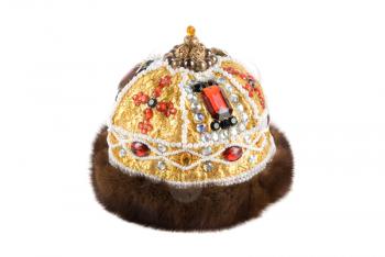 Royalty Free Photo of a Regal Kings Fur Crown