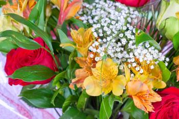 Royalty Free Photo of a Wedding Bouquet 