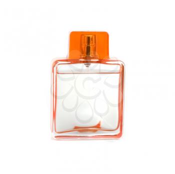 perfume bottle isolated on a white background