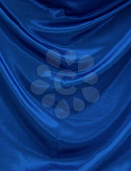 Royalty Free Photo of a Blue Textile