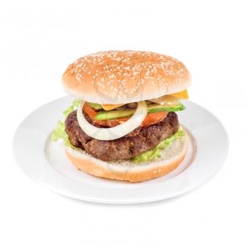 Royalty Free Photo of a Burger