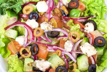 Royalty Free Photo of a Greek Salad