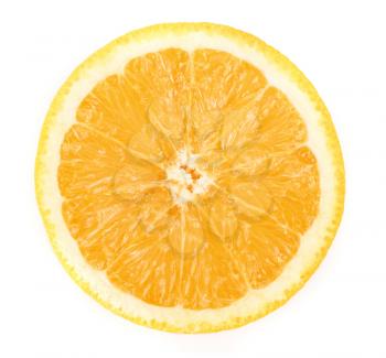 Royalty Free Photo of an Orange Sliced in Half