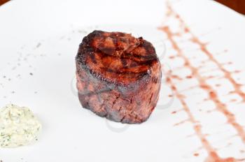 Filet mignon, char-grilled to medium rare