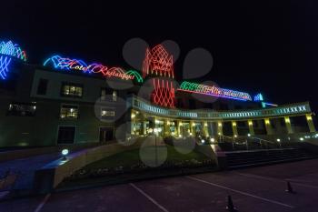 ALTAISKIY KRAI. WESTERN SIBERIA. RUSSIA - SEPTEMBER 14, 2018 : Casino in one of the gambling zone Siberian coin. Altaiskiy Krai. Western Siberia. Russia