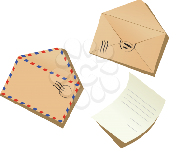 Royalty Free Clipart Image of a Envelope