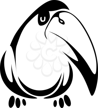 Royalty Free Clipart Image of a Bird