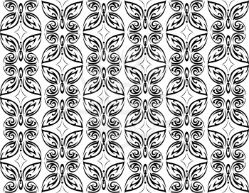 Butterfly seamless pattern background for wallpaper design