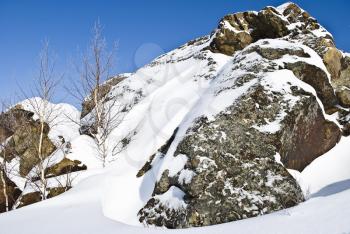 Royalty Free Photo of a Snow Mountain