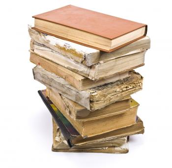 Royalty Free Photo of a Pile of Old Books