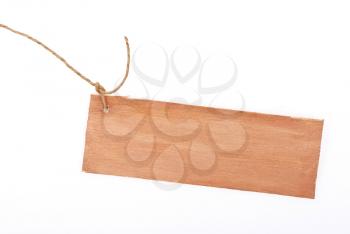 Wooden tag