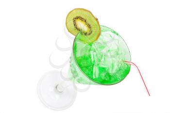 Green kiwi cocktail