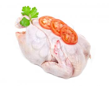 Raw chicken 