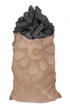 Coal in big sack