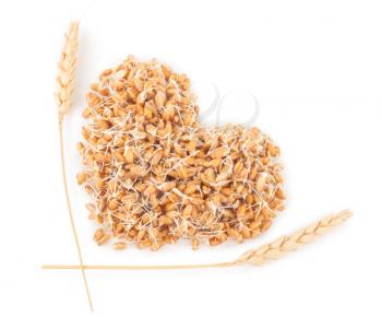 Heart of grown wheat