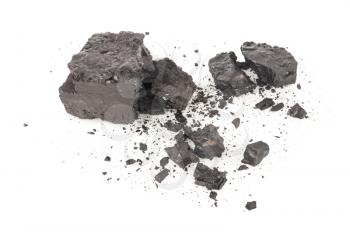 Pieces of coal