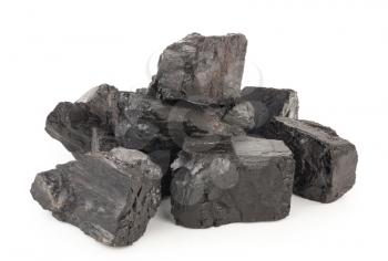 Pieces of coal