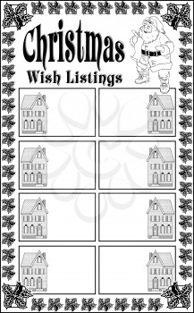 Lists Clipart