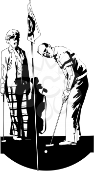 Golfers Clipart
