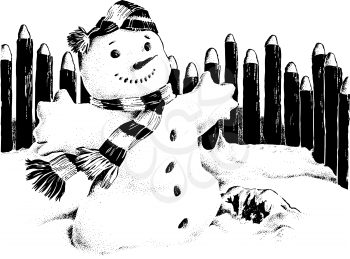 Snowmanw Clipart