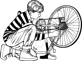 Kidsbicycles Clipart
